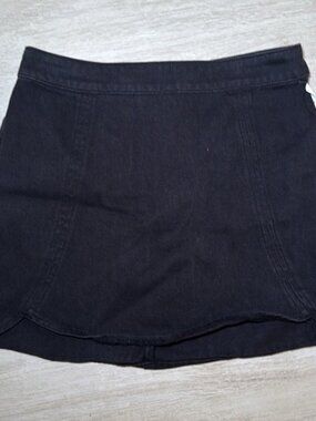 Pacsun‎ gray denim mini skirt